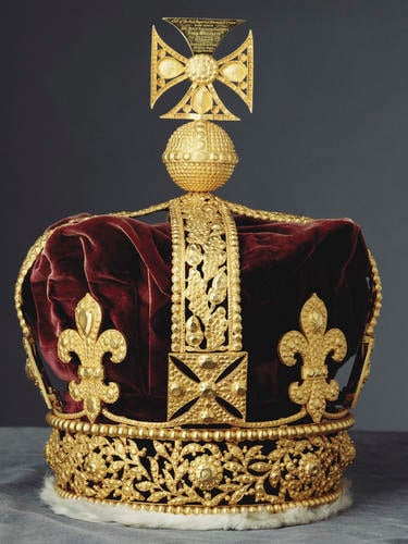 Cast of George IV's crown