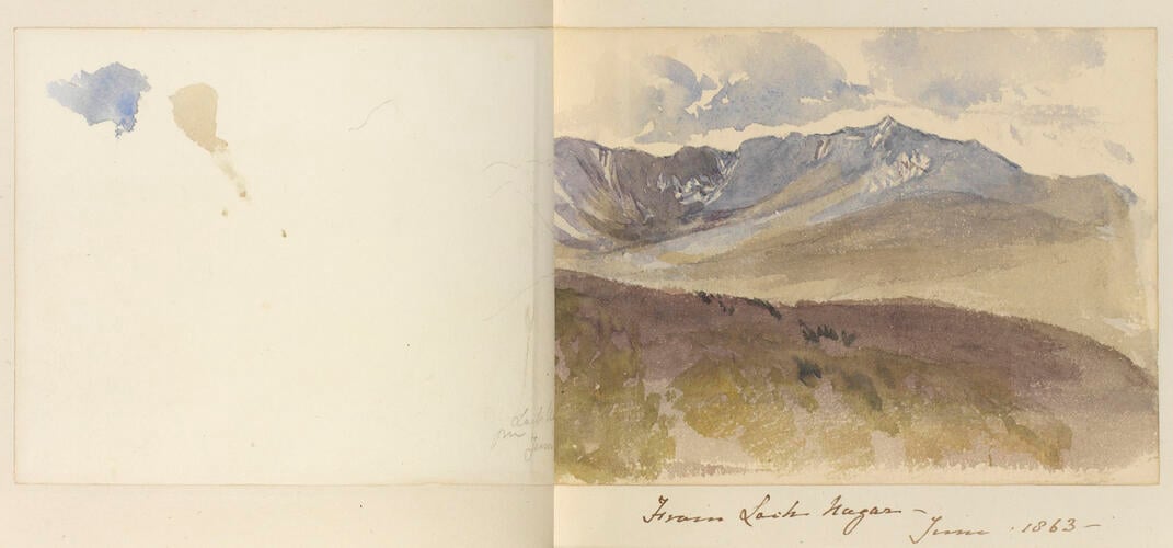 Master: SKETCHES FROM NATURE V. R. 1862 TO 1866
Item: From Loch Nagar
