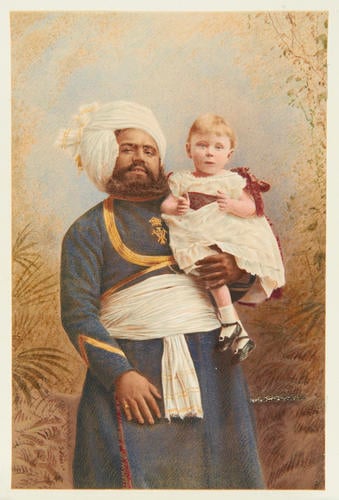 Prince Alexander of Battenburg (1886-1960) and Muhammad Bakhsh Prince Alexander of Battenburg (1886-1960) and Muhammad Bakhsh