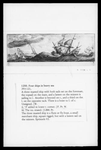 Four ships in a heavy sea Four ships in a heavy sea