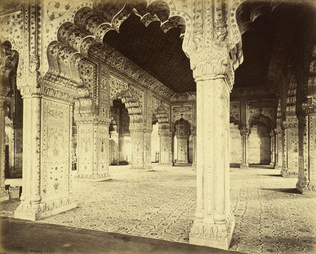 Delhi. The Palace Interior of the Dewan-i-Khas: Prince of Wales Tour of India 1875-6 (vol. 3) Delhi. The Palace Interior of the Dewan-i-Khas: Prince of Wales Tour of India 1875-6 (vol. 3)