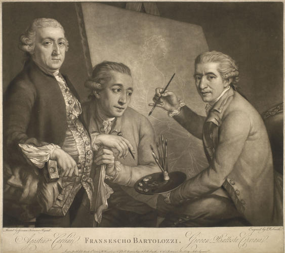 Agostino Carlini, Francesco Bartolozzi and Giovanni Battista Cipriani