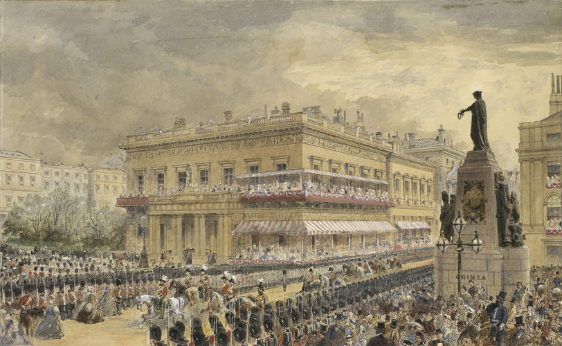 Arrival of Princess Alexandra: Waterloo Place and Pall Mall