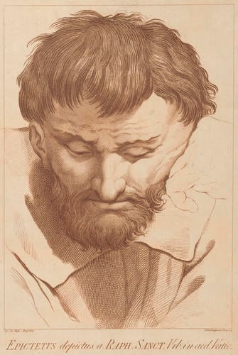 Master: A set of thirty-three prints reproducing heads from 'The School of Athens'
Item: Head of Heraclitus [from 'The School of Athens']