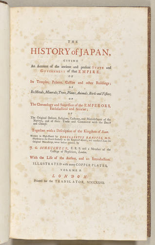 The History of Japan, giving an account of the ancient and present state and government of that empire, of its temples, palaces, castles and other buildings . . . : together with a description of the The History of Japan, giving an account of the ancient and present state and government of that empire, of its temples, palaces, castles and other buildings . . . : together with a description of the