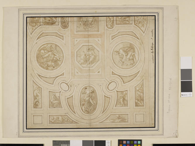 A design for the decoration of a ceiling