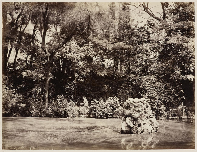 'Teich im Hofgarten'; Pond in the Hofgarten at Coburg