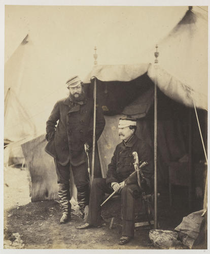 Sir John Campbell and his aide-de-camp Captain Hume