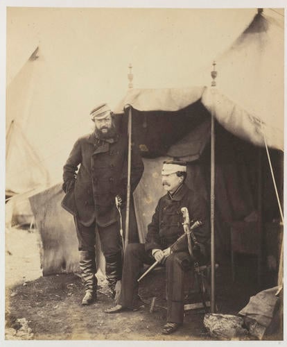 Sir John Campbell and his aide-de-camp Captain Hume Sir John Campbell and his aide-de-camp Captain Hume