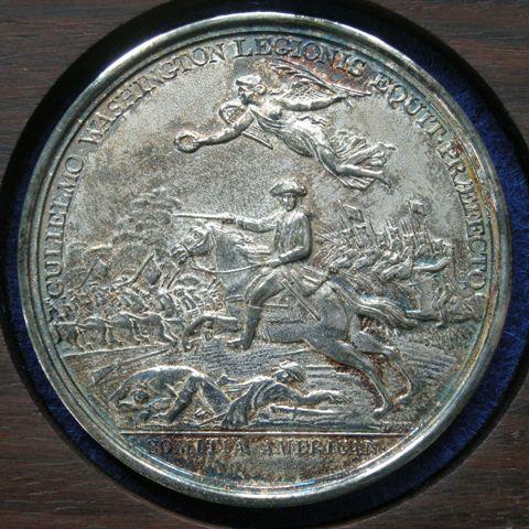 U. S. A. Medal commemorating the battle at Cowpends, 1781 U. S. A. Medal commemorating the battle at Cowpends, 1781