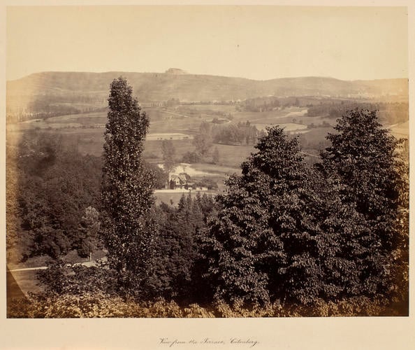 'View from the Terrace, Calenberg [sic]'