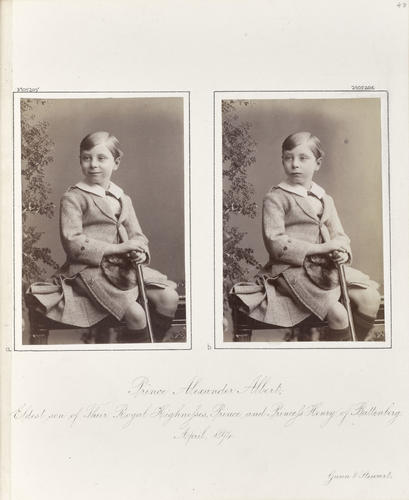 Prince Alexander of Battenberg, 1894 [in Portraits of Royal Children Vol. 41 1893-1894]