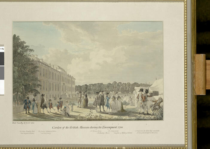 The encampment at Montagu House