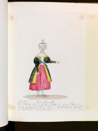 Master: PRINCESS VICTORIA SKETCHES 2
Item: Miss Shirreff as Princess Elizabeth