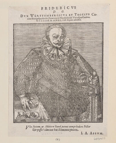 FRIDERICVS D. G. DVX WURTTEMBERGICVS ET TECCIVS