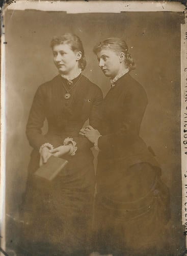 Princesses Augusta Victoria and Caroline of Schleswig-Holstein-Sonderburg-Augustenburg [Alexander Bassano Collection]