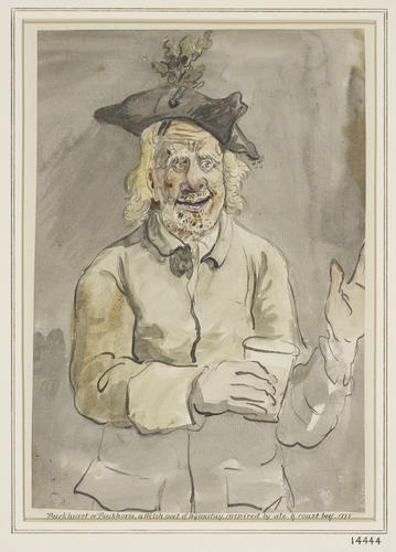 Buckhurst or Buckhorse, a Welsh poet of Wynnstay, inspired by ale and roast beef 1775
