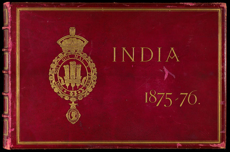 Prince of Wales Tour of India 1875-76 (vol. 3): album binding Prince of Wales Tour of India 1875-76 (vol. 3): album binding