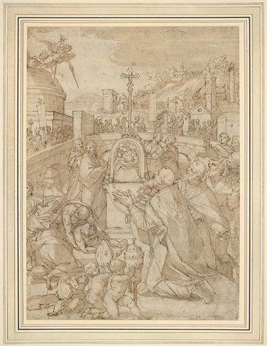 The Apparition of the Archangel Michael to St Gregory The Apparition of the Archangel Michael to St Gregory