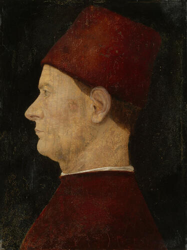 Portrait of a Man with a Red Hat