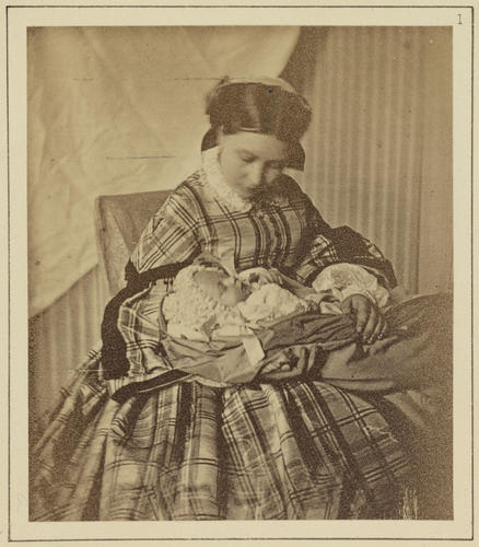 Victoria, Princess Frederick of Prussia, later Empress of Germany (1840-1901), and the infant Prince William, later Wilhelm II (1859-1941) Victoria, Princess Frederick of Prussia, later Empress of Germany (1840-1901), and the infant Prince William, later Wilhelm II (1859-1941)