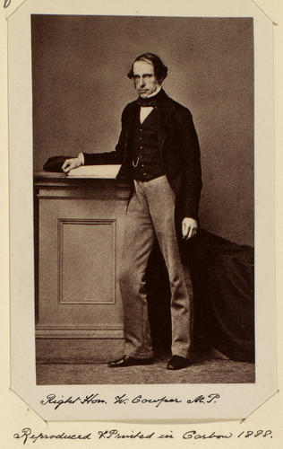 William Cowper-Temple, 1st Baron Mount Temple (1811-88) William Cowper-Temple, 1st Baron Mount Temple (1811-88)