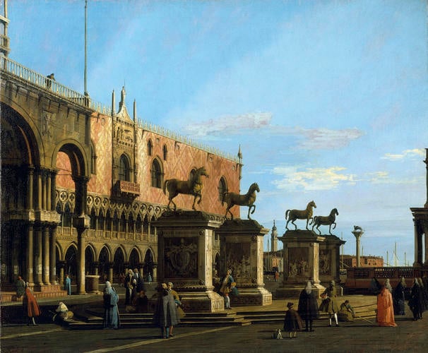 Capriccio View of the Piazzetta with the Horses of San Marco