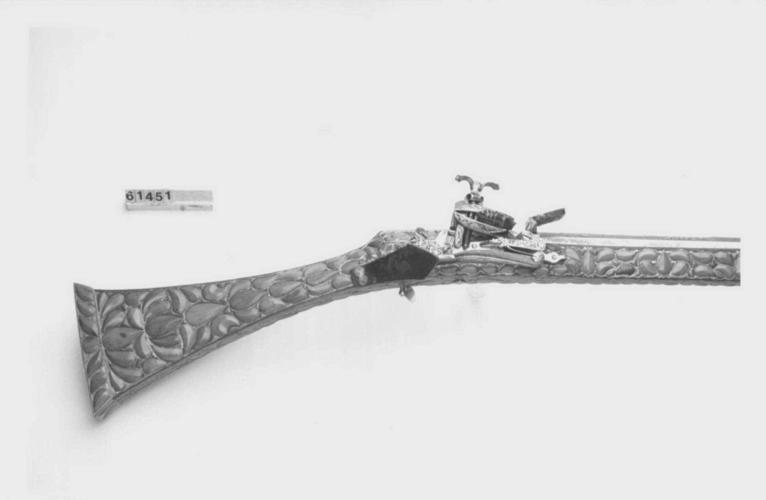 Miquelet lock, coral encrusted gun