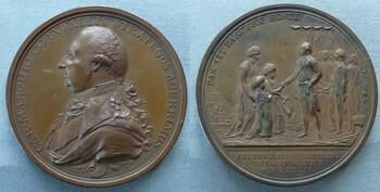 Medal commemorating the British victory ofver Tipu Sultan in 1792