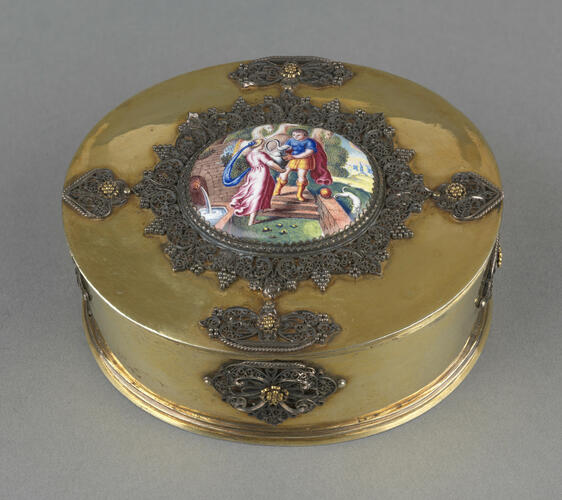 Silver-gilt box