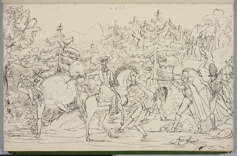 Master: Albert.
Item: A cavalry officer fighting off attackers