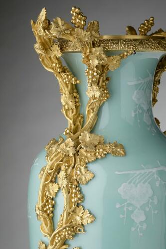 Pair of vases with mounts Pair of vases with mounts