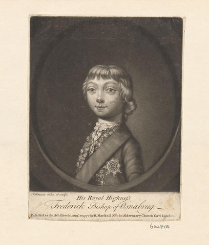 His Royal Highness Frederick, Bishop of Osnaburg His Royal Highness Frederick, Bishop of Osnaburg