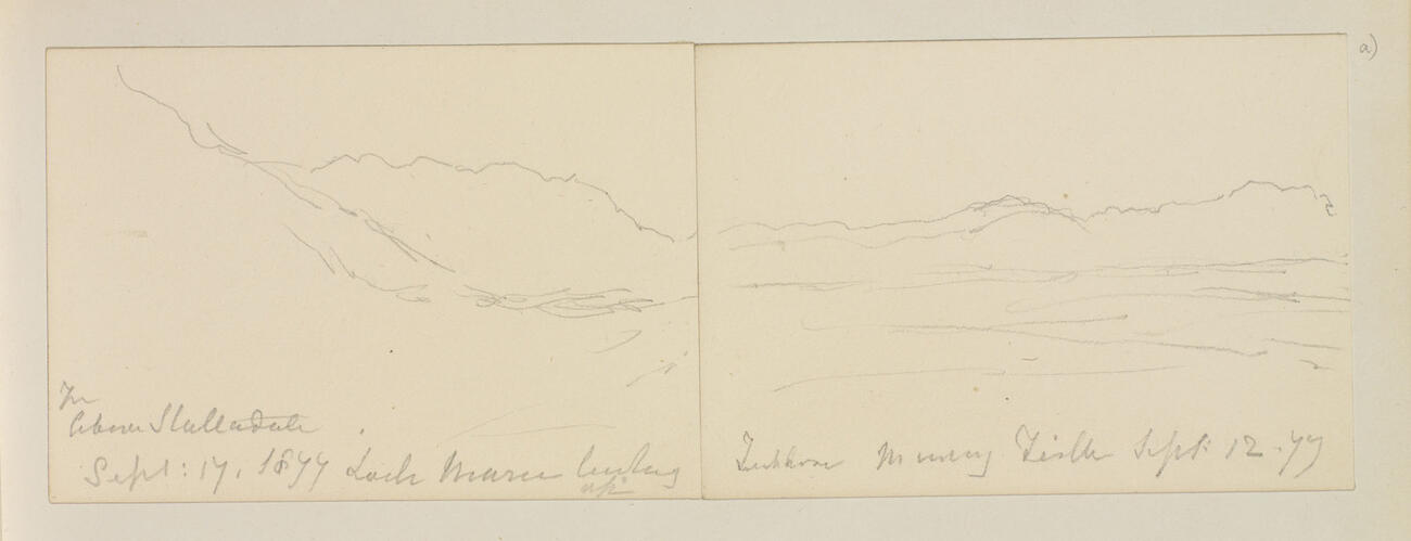 Master: SKETCHES BY QUEEN VICTORIA II
Item: Loch Maree [and] Moray Firth