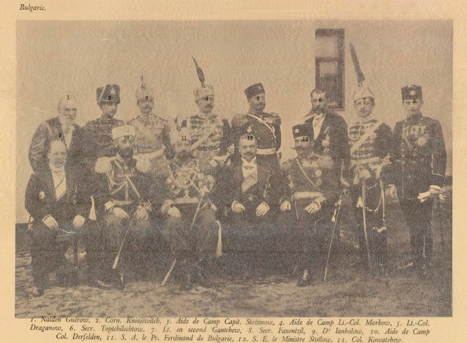 Representatives of Bulgaria at the coronation of Nicholas II, Emperor of Russia