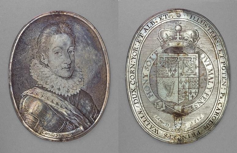 Oval plaque of Charles, Prince of Wales Oval plaque of Charles, Prince of Wales