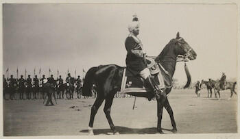 Bhupinder Singh, the Maharaja of Patiala inspecting State Troops, Great Parade Ground, Patiala: Edward, Prince of Wales. Royal Tour of India, 1921-1922 Bhupinder Singh, the Maharaja of Patiala inspecting State Troops, Great Parade Ground, Patiala: Edward, Prince of Wales. Royal Tour of India, 1921-1922