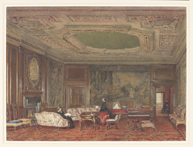 Queen Victoria's Sitting Room or Morning Drawing-Room, Palace of Holyroodhouse