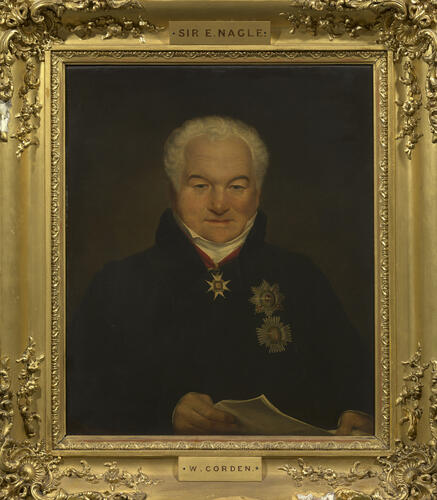 Frame for RCIN 406492. Corden the Elder, Sir Edmund Nagle