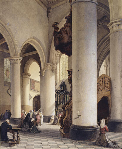 Laeken: interior of the Church of Notre-Dame