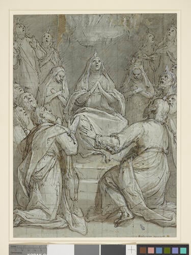 The Descent of the Holy Spirit on the Virgin & the Apostles
