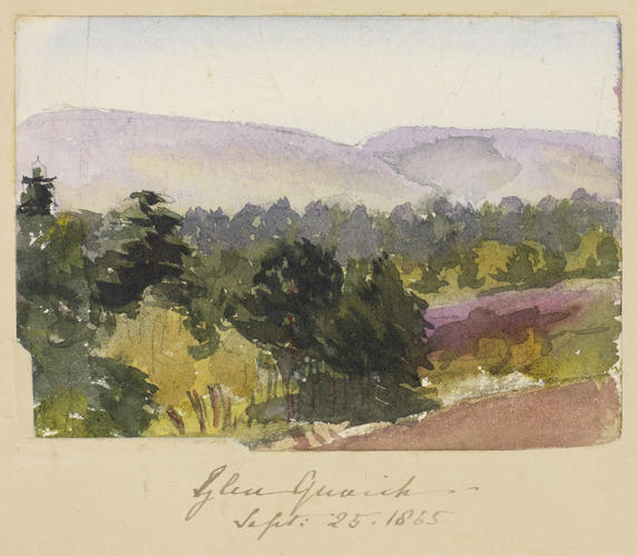 Master: SKETCHES FROM NATURE V. R. 1865 TO 1867
Item: Glen Quoich