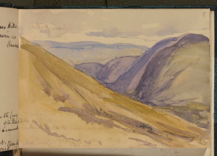 Master: SKETCHES FROM NATURE V. R. MDCCCLX TO MDCCCLXI
Item: View from Carn an t-Sagairt Beag