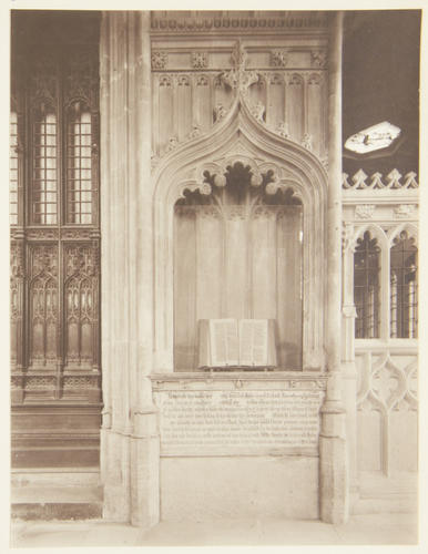 Arch opposite Richard Beauchamp, Bishop of Salisbury's Tomb, St George's Chapel, Windsor Castle Arch opposite Richard Beauchamp, Bishop of Salisbury's Tomb, St George's Chapel, Windsor Castle