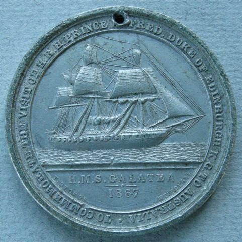 Australia. Medal commemorating the visit of H. R. H. the Duke of Edinburgh to Australia Australia. Medal commemorating the visit of H. R. H. the Duke of Edinburgh to Australia
