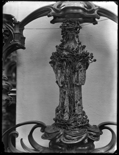 Glass Plate Negative of figure from the Duke of Clarence's Tomb Glass Plate Negative of figure from the Duke of Clarence's Tomb