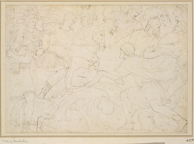Trajan combating the Dacians; relief on the Arch of Constantine