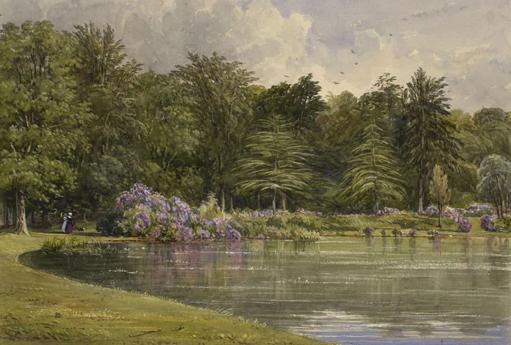 Claremont House: view of the lake