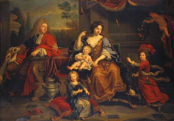 Louis, the Grand Dauphin of France with his Family