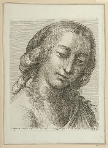 Master: Set of twenty-four heads from the 'Parnassus'
Item: Head of a muse [from the 'Parnassus']